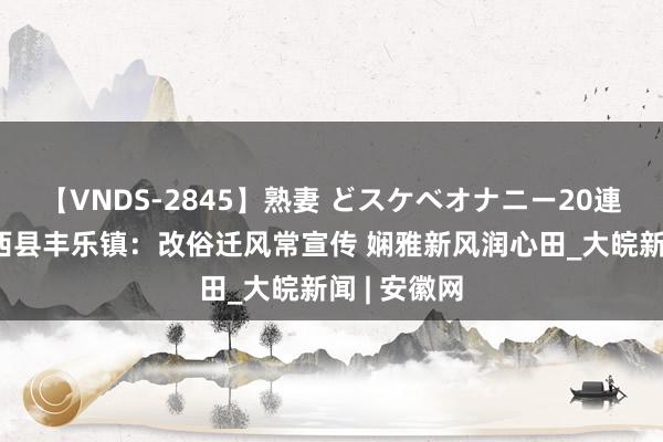 【VNDS-2845】熟妻 どスケベオナニー20連発！！ 肥西县丰乐镇：改俗迁风常宣传 娴雅新风润心田_大皖新闻 | 安徽网