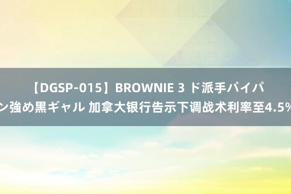 【DGSP-015】BROWNIE 3 ド派手パイパン強め黒ギャル 加拿大银行告示下调战术利率至4.5%