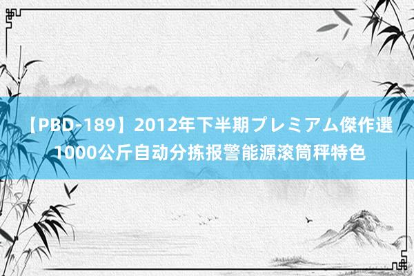 【PBD-189】2012年下半期プレミアム傑作選 1000公斤自动分拣报警能源滚筒秤特色